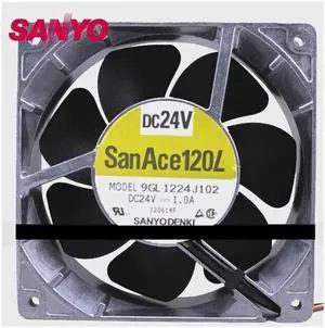 12038 1.0A 24V 12CM aluminum frame large air volume inverter fan 9GL1224J102 cooling fan