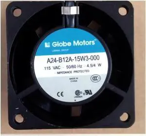 For NMB AC Fan 6CM 115V 4.5W \/ 4W A24-B12A-15W3-000AA cooling fan