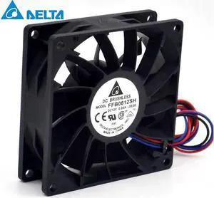 New 8025 8CM chassis fan 12V 0.6A FFB0812SH high speed fan violence 80*80*25mm