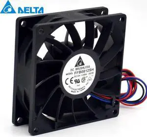 8025 8CM chassis fan 12V 0.6A FFB0812SH high speed fan violence 80*80*25mm