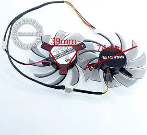 8010 Graphics dual fan Video Card fan PLD08010S12H 12V 0.25A Diameter 74mm 39*39*39mm