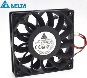 1pcs fan 12025 high speed air volume fan 12 cm 1.24A FFB1212SH