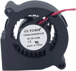 for EG POWER 5CM EG5020H12B 12V 0.39A 5020 2Line Turbine Fan Fan