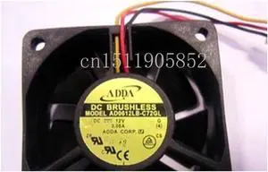 AD0612LB-C72GL DC 12V 0.08A 3-wire 60X60X20mm Cooling Cooling Fan