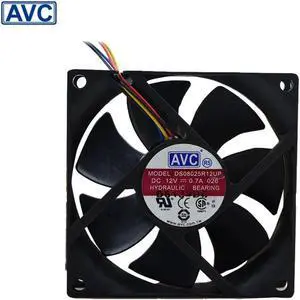 AVC 8025 DS08025R12UP 80mm 8cm DC 12V 0.7A 4Wire Computer case CPU Cooler Cooling Fan