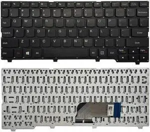 Aomoproing replacement keyboard for Lenovo IDEapad 100S-11IBY US Black QWERTY
