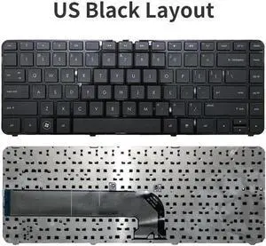 Aomoproing US Keyboard For HP Pavilion Dv4-3000 Dv4-4000 -3000 -3100 DV4T-4200 Series