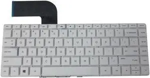 Aomoproing Keyboard for HP Pavilion 14-V 14T-V 14Z-V Laptops - White color Version