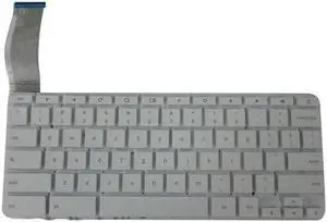 Aomoproing White color Keyboard for HP Chromebook 14-AK Laptops