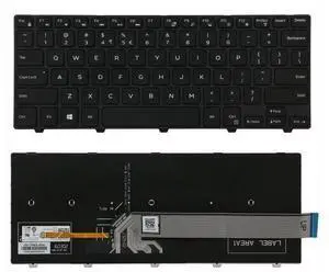 Aomoproing Replacment keyboard for Dell Inspiron 3000 14 3441 5000 14 5442 7000 7447 /DE303-US