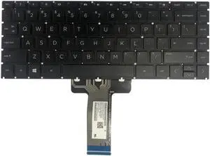 Aomoproing US Laptop Keyboard Black for HP 14-DK Series 14-dk1003dx 14s-cf2000 14-cf0013dx