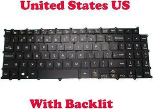 Aomoproing English Backlit Keyboard For 17Z990 17ZB990 17ZD990 17Z99 17Z95N Black