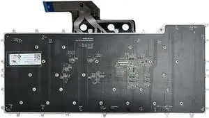 Aomoproing replacement keyboard for Dell Alienware White color Backlit 202US M15 R2 R3 R4 0Y00RH