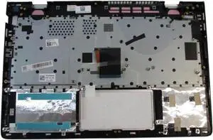 Aomoproing replacement keyboard for HP Pavilion 14-BF Silver with Palmrest Backlit 933313-001