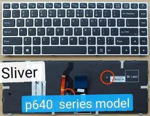 Aomoproing P640RE P640RF US Keyboard For CLEVO P640HJ P640HK1 MP-13C23USJ4303 6-80-P640