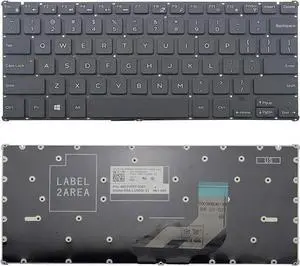 Aomoproing US Black Laptop Keyboard for Dell P25T P25T001 P24T P24T001
