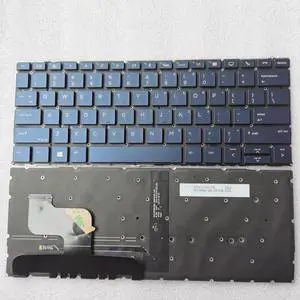 Aomoproing US replacement Keyboard For HP ELITE Dragonfly G2 MAX 13.3 Laptop blue
