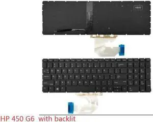Aomoproing Backlit Keyboard for HP ProBook 450 G6 455 G6 450 G7 455 G7 Laptops