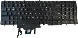 Aomoproing Backlit Keyboard for Dell Precision 3540 3541 3550 3551 Laptops with Pointer TH