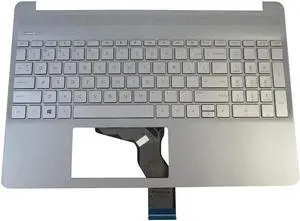 Aomoproing replacement keyboard for HP 15-DY 15-EF 15s-EQ 15s-FQ with Palmrest Non-Backlit L63578-001