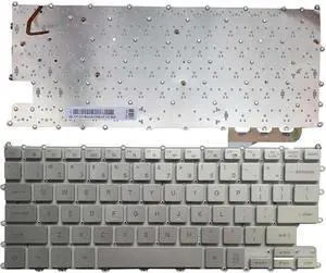 Aomoproing US Backlit Keyboard For Samsung NP930QBE 930QBE English Silver