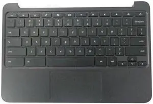 Aomoproing replacement keyboard for HP Chromebook 11 G4 EE Palmrest including Touchpad 851145-001