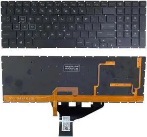 Aomoproing replacement keyboard for HP Omen 15-DH 15-dh0003la 15-dh0180tx dh1053nr RGB US with Backlit