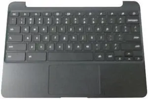 Aomoproing replacement keyboard for Chromebook XE500C13 Black Palmrest including Touchpad