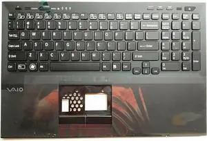 Aomoproing replacement keyboard for Sony VAIO VPC-SE VPCSE VPCSE13FX VPCSE2HFX Palmrest US