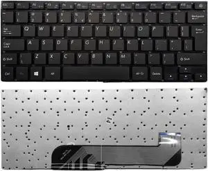 Aomoproing  US KEYBOARD MEDION AKOYA E4241 E4242 MD62050 MD62000 MD61950 QWERTY BLACK