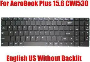 Aomoproing Laptop Replacement Keyboard For Chuwi AeroBook Plus 15.6 CWI530 English US Black
