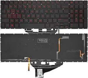 Aomoproing   replacement keyboard for HP omen 17-CB 17-cb0000tx cb0010tx cb002 US red Backlit