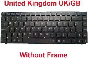 Aomoproing   Keyboard For CLEVO W243 MP-10F86GB-430 6-80-W2440-190-1 United No Frame