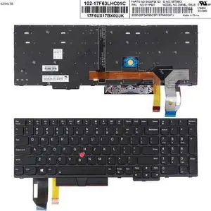 Aomoproing Keyboard for IBM E580 BLACK With Point Stick Backlit PK131672A24 CMNBL-106US