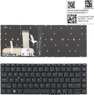 Aomoproing  Keyboard for HP EliteBook Folio 1040 G5 BLACK Backlit (2B-BAZ89Q100) US