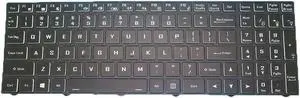 Aomoproing  Laptop Keyboard For PowerSpec 1720 English US Black Without Backlit