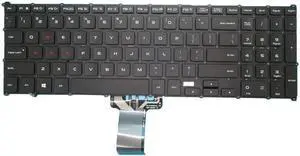 Aomoproing  Keyboard For Samsung NP850XBC 850XBB 850XBC 850XBD English US NSK-MSGBN Backlit