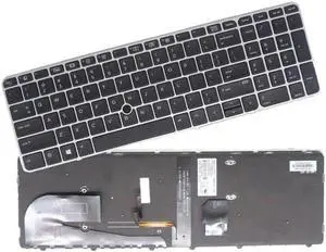 Aomoproing Laptop Keyboard For HP 755 G3 755 G4 850 G3 850 G4 United States US 836623-001