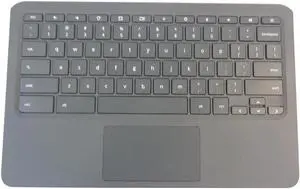 Aomoproing replacement keyboard for HP Chromebook 11A G6 EE Palmrest including Touchpad L52192-001