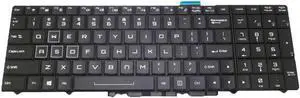 Aomoproing English US Laptop Keyboard For Sager NP9172 NP9173 NP9175 NP9176 ENP9752 NP9753