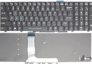 Aomoproing Backlit English US Laptop Keyboard For Sager NP9870 NP9872 NP9873 NP9876 NP9877
