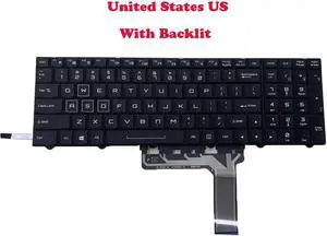 Aomoproing Replacment keyboard Backlit Keyboard For CLEVO P750P750ZM P751ZM P751P750TM P751TM English