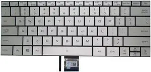 Aomoproing Laptop Keyboard For WootBook Metal II PF4NU1F English US With Backlit Black