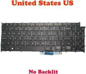 Aomoproing  NO Backlit Keyboard For 15Z970 HMB8154ELA01 AEW73809822 English Black