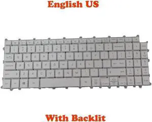 Aomoproing With Backlit Keyboard For 16Z90P 16Z90P-G 16Z90P-K 16Z90P-N English US White color