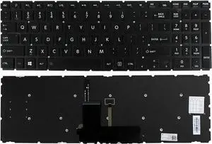 Aomoproing US Keyboard for Toshiba Satellite S55-C5138 S55-C5162 S55-C5214S S55-C5260 S55-C