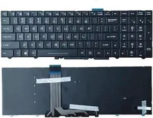 Aomoproing US Keyboard For Clevo P770P770G P770ZM P770ZM-G P771G P771ZM Backlit