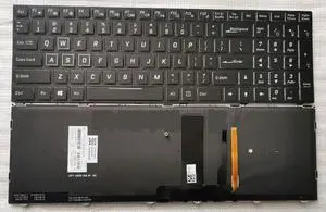 Aomoproing  replacement keyboard for Clevo N850HJ1 N850HK1 N855HK1 N857HK1 N870HK1 N950TP6 Backlit