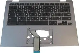 Aomoproing replacement keyboard for Acer Chromebook Spin R841T Gray color with Palmrest Backlit 6B.AA5N7.020