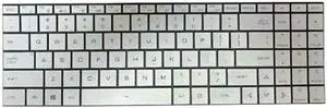 Aomoproing Laptop US Keyboard For Medion E Guardian X10 MD61946 GM5MXXW GM5MPHW Sliver